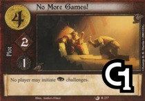 No More Games!